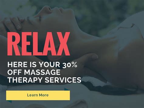 Massage Therapy Services Service Learning Massage Therapy Relax Massage