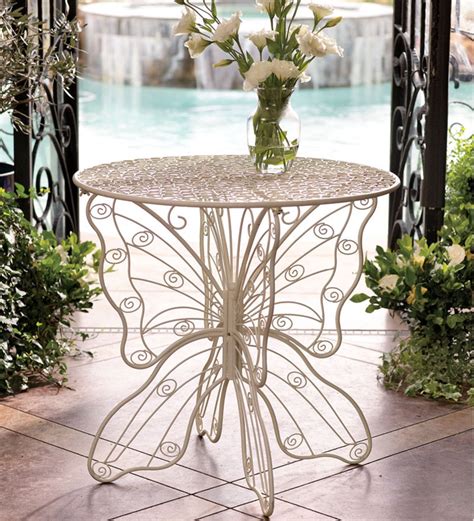 Metal Butterfly Table Wind And Weather