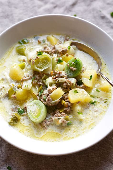 Hack Lauch Käse Suppe