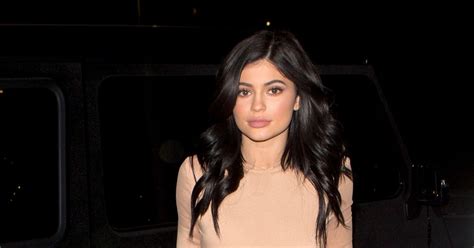 Kylie Jenner Flaunts Her Curves In Mesh Skirt And Figure Hugging