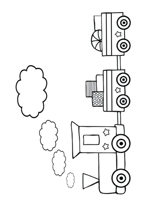Train Track Coloring Page at GetColorings.com | Free printable