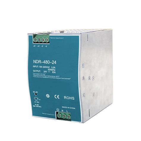 China Ac Dc Din Rail Psu 24v 20a 480w Power Supply Ndr 480 24