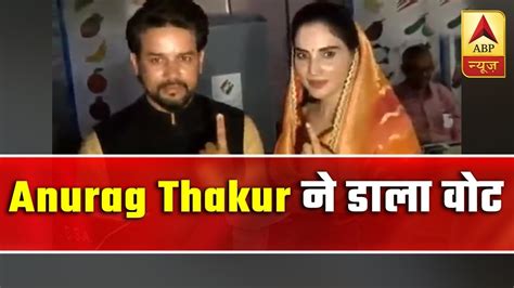 Mr anurag singh thakur is a minister of state for finance and corporate affairs. BJP Candidate Anurag Thakur Casts Vote Along With Family ...