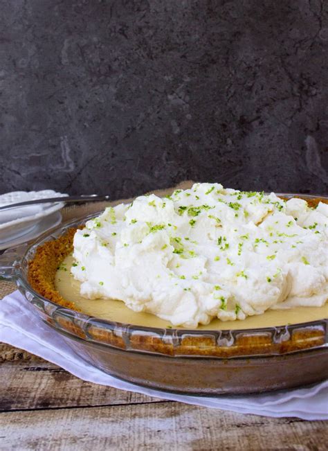 It's always made with small, round key limes, not the large persian limes found in grocery stores. Key Lime Pie - Sugar Spun Run