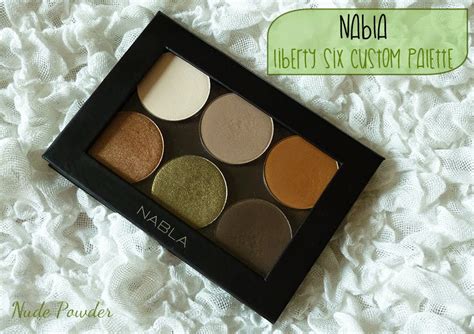 nude powder nabla liberty six palette