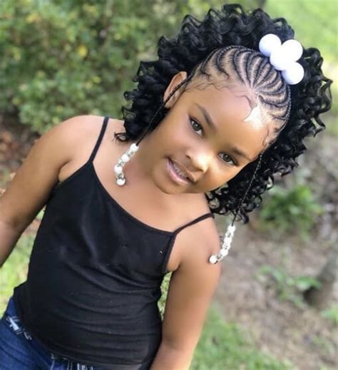 See more ideas about natural hair styles, hair styles, braided hairstyles. 22 Adorable Braids with Beads Hairstyles for Black Kids ...