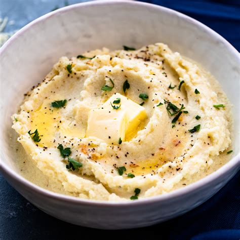 The Best Creamy Mashed Cauliflower Low Carbketo Gimme Delicious