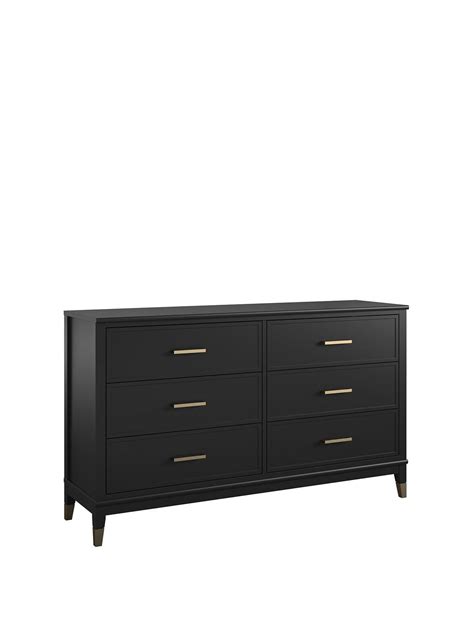 Westerleigh 6 Drawer Chest Blackgold 6 Drawer Chest Drawers
