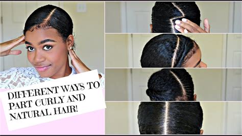 How To Change Hair Part To Create A Side Part Hold A Comb Up To The
