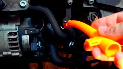 How To Change The Oil Dipstick Tube On A Volkswagen Jetta Golf Beetle