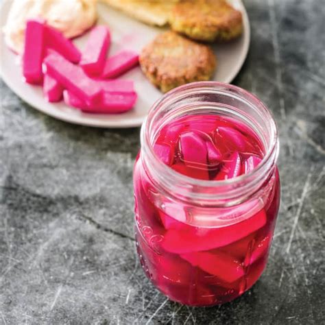 Pink Pickled Turnips America S Test Kitchen Recipe