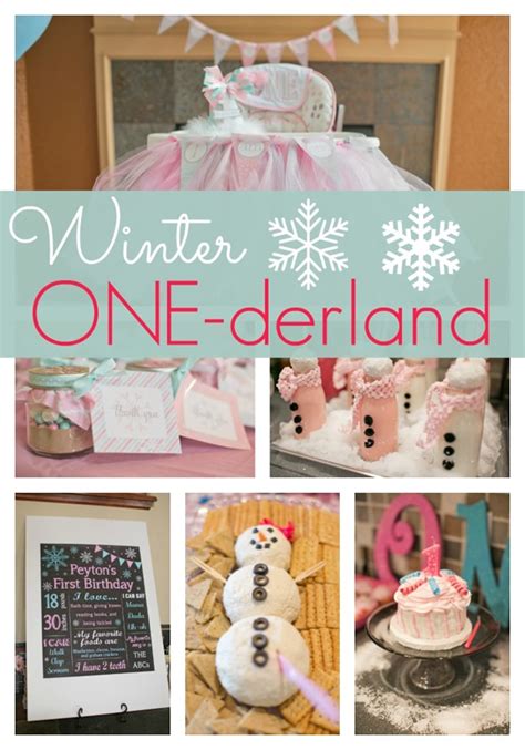 Winter ONE-derland First Birthday - Pretty My Party