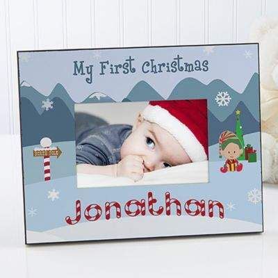 Personalizationmall My St Christmas X Picture Frame Multi