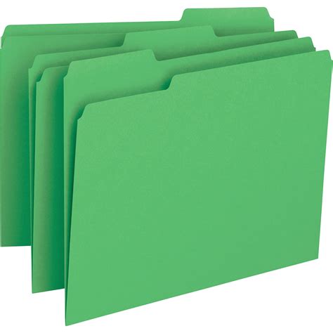 Business Source Green File Folder Bsn65777