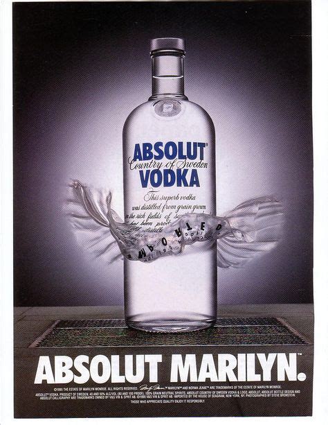 Absolut Marilyn ♛absolutely Amazing♛ Absolut Vodka Vodka Print