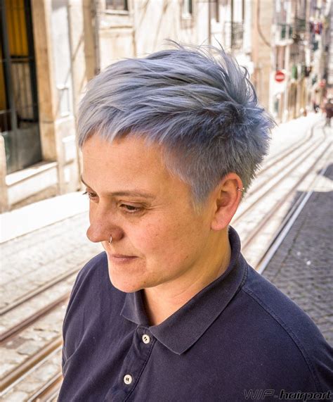 Shampooing your hair is the enemy of silver hair color, so try to stretch the time between cleansing. All sizes | Silver Blue Hair | Flickr - Photo Sharing ...