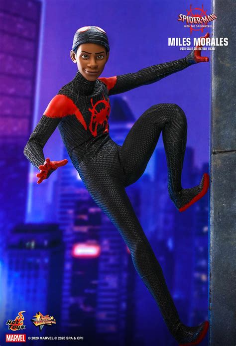 Hot Toys 16th Scale Miles Morales Figure Stepped Right Out Of Into