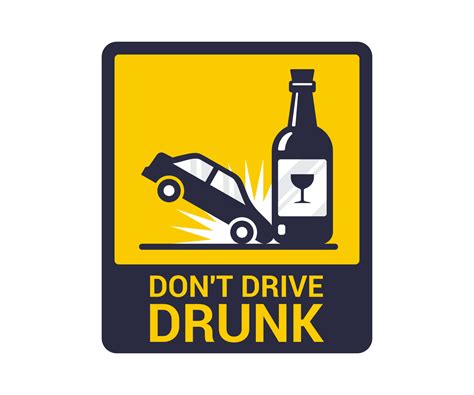accident drunk driver. poster driving intoxicated. flat vector
