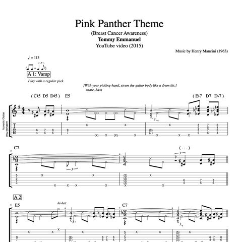 Pink Panther Chords Ubicaciondepersonascdmxgobmx