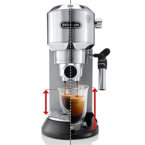 Кофеварка рожковая de'longhi dedica ec 685, металл. Machine à café DELONGHI Dedica Style - EC 695.M + 1 kG de ...