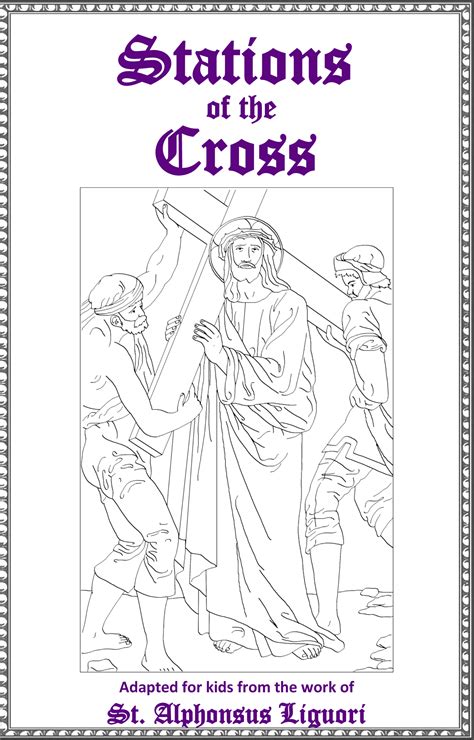 Lay out first half of stations in a line. STATIONS OF THE CROSS - Excellent, free, printable booklet ...