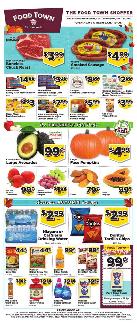 Food Town Current Weekly Ad 0921 09272022 Frequent