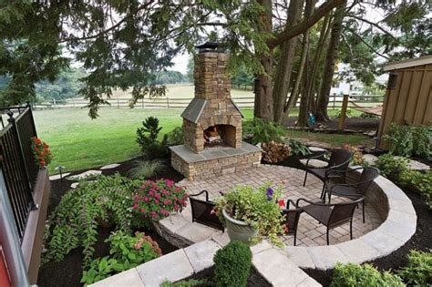 40 Best Patio Ideas With Fireplace Traditional Designs For Outdoor Living