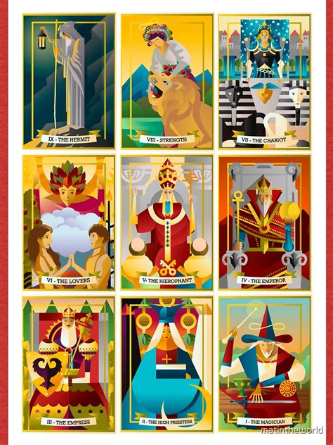 Tarot Major Arcana Cards T Shirt By Matintheworld Redbubble