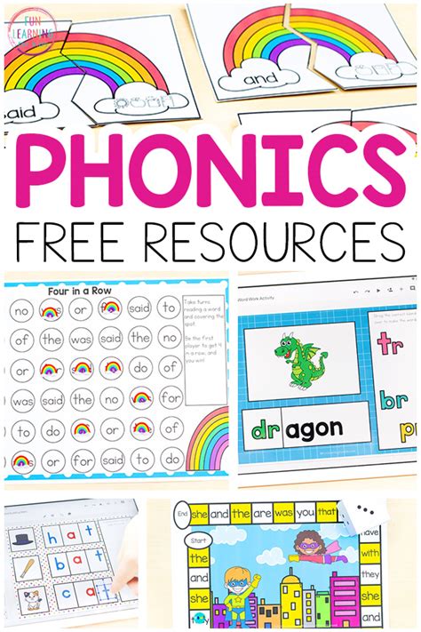 50 Free Phonics Activities For Kids Learning To Read