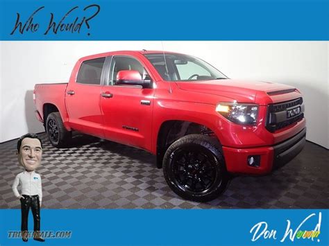 2017 Toyota Tundra Trd Pro Crewmax 4x4 In Barcelona Red Metallic For