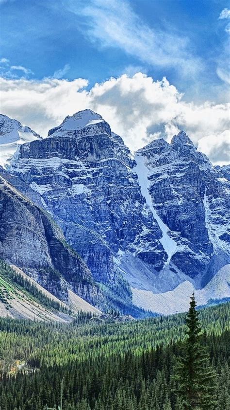 Canadian Rockies Banff National Park Iphone Wallpaper Iphone