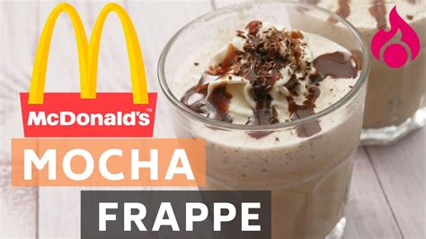 How To Make Mcdonalds Mocha Frappe Copycat Recipe At Home Youtube