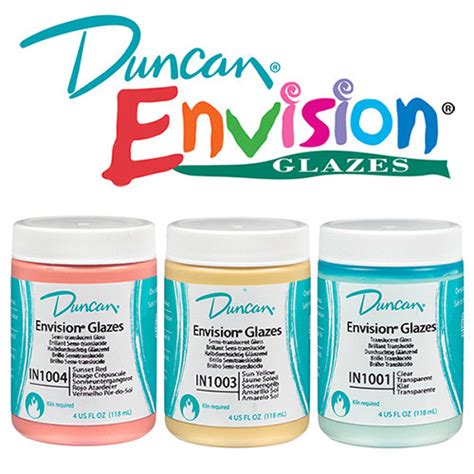 Duncan Envision Glazes Color Chart