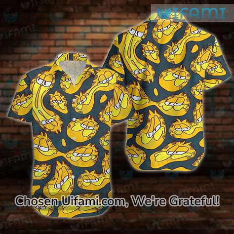Garfield Hawaiian Shirt Cheerful Garfield T Personalized Ts