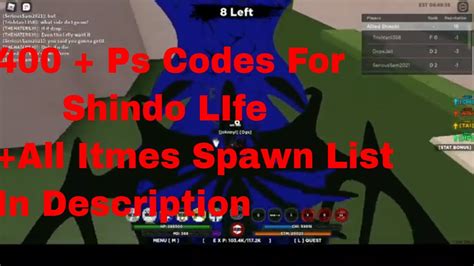 To redeem codes in shindo life game is quite simple, just follow our given steps carefully… first of all, open the game and go to the character customization menu, you can find. Shindo Life Codes List - Here is a list of all the codes that are currently working in shindo ...