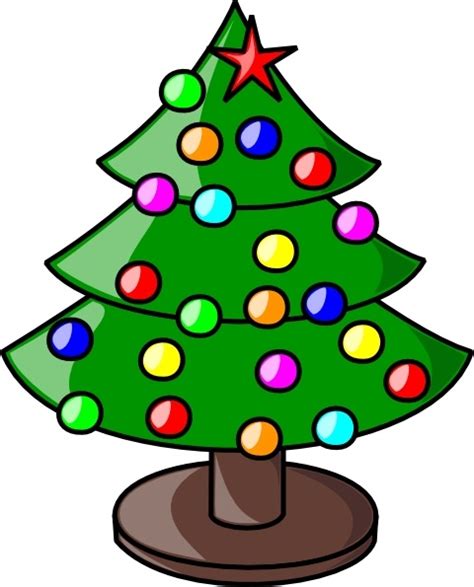 Christmas Tree Clip Art Free Vector In Open Office Drawing