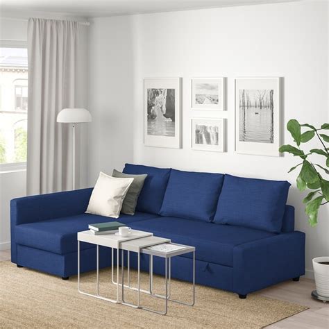 It takes a couple of hours to put together. FRIHETEN Corner sofa-bed with storage - Skiftebo blue - IKEA