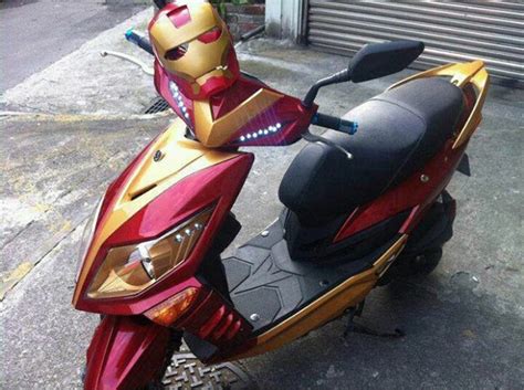 Iron Man Scooter Armor On Wheels