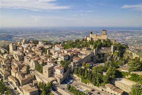 Aerial View Of The Historic Centre San Marino Print 19941117 Poster