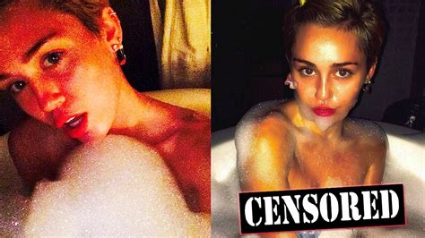 Miley Cyrus Loves Bath Selfies See Pics Here Youtube
