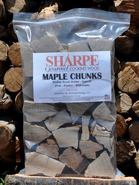 Maple Wood Chunks The Woodshed Sharpe Gourmet Sharpe Gourmet