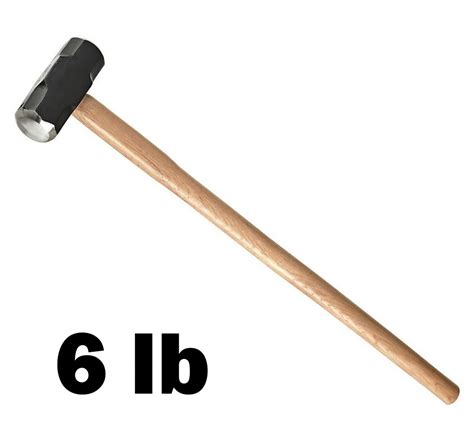 6 Lb Sledge Hammer W Wood Handle Kara Company Inc