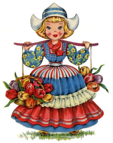 solve themes vintage illustrations pictures dutch doll jigsaw puzzle online with 154 pieces
