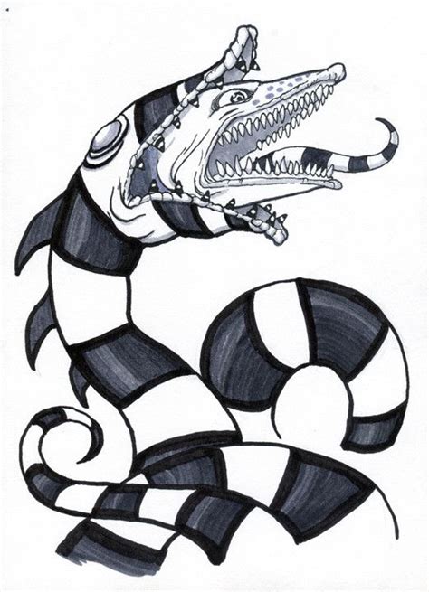 Beetlejuice Tattoo Tim Burton Art Drawings