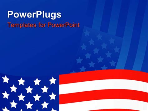 American Flag Powerpoint Template