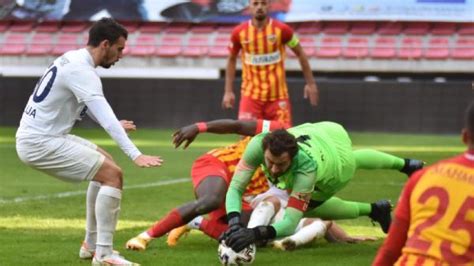 Kayserispor Ankaragücü maçında gol sesi çıkmadı