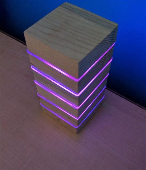 Diy Led Desk Lamp Made From Recycled Pallets Mebrads Blog Diy Lamp