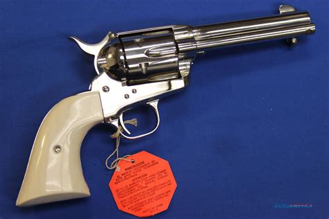 Colt Single Action Army Nickelivor For Sale At