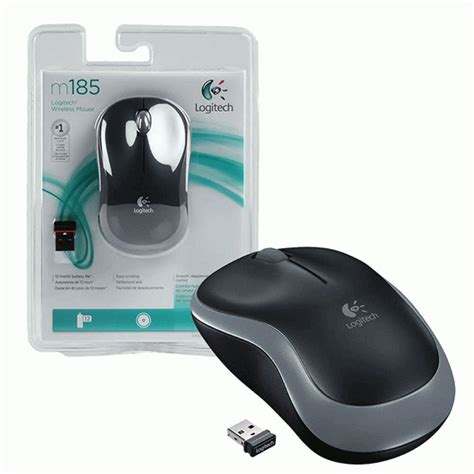 Logitech Wireless Mouse M185 Swift Gray Easetec