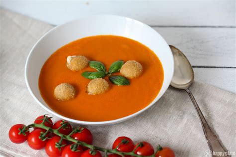 Mein bestes Tomatensuppenrezept mit Mozzarellabällchen